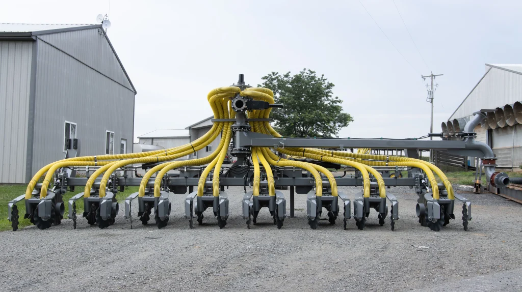 Straight Row Dragline Injector Side Profile