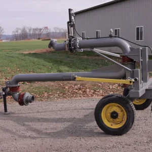 Hoover Ag surface applicator – side profile highlighting piping layout and support frame